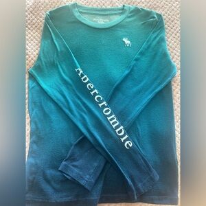 Abercrombie Kids Green Long Sleeve Shirt